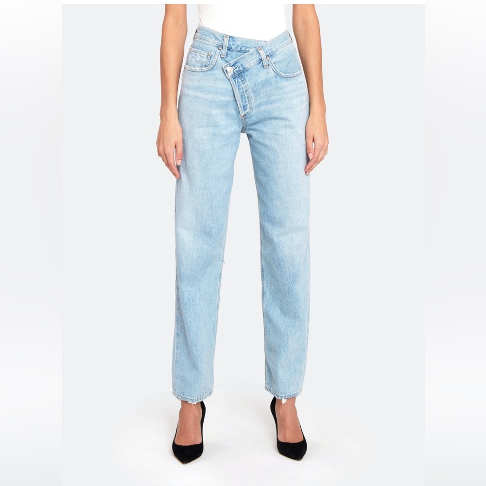 AGOLDE Criss Cross Jean in Suburbia